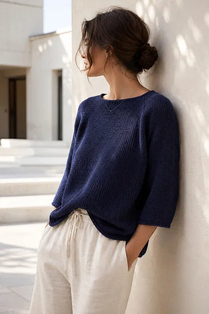 Top Down Sweater Knitting Pattern