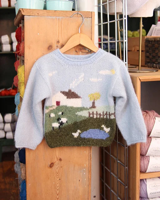 Baby Farm Sweater Knitting Pattern