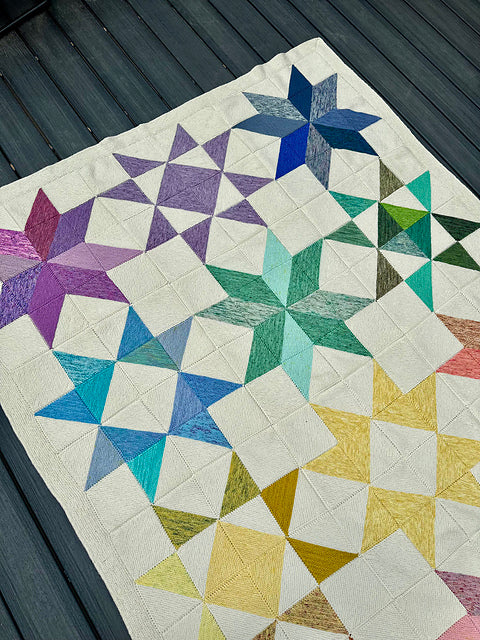 Modular Quilt Blanket Knitting Pattern