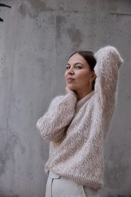 Diamond Texture Sweater Knitting Pattern