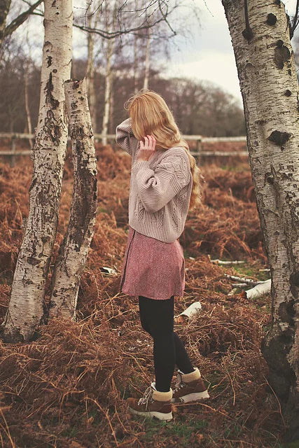 Botanical Puff Sleeve Sweater Knitting Pattern