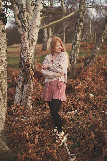 Botanical Puff Sleeve Sweater Knitting Pattern