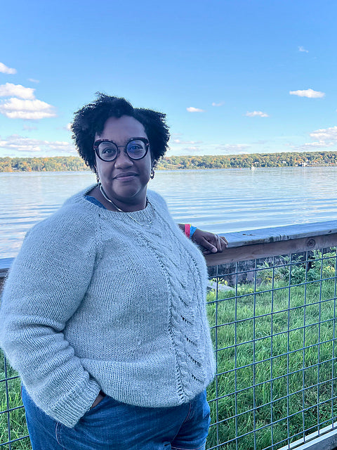 Front Panel Sweater Knitting Pattern