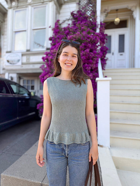 Peplum Top Knitting Pattern