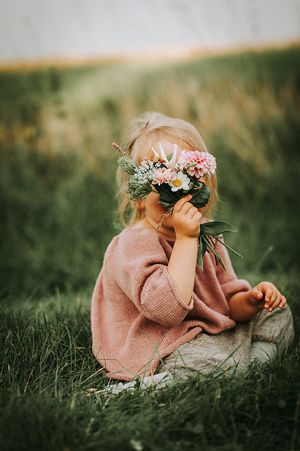 Flowy Kids Blouse Knitting Pattern