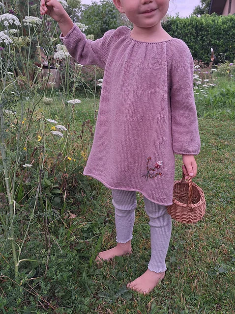 Flowy Kids Blouse Knitting Pattern