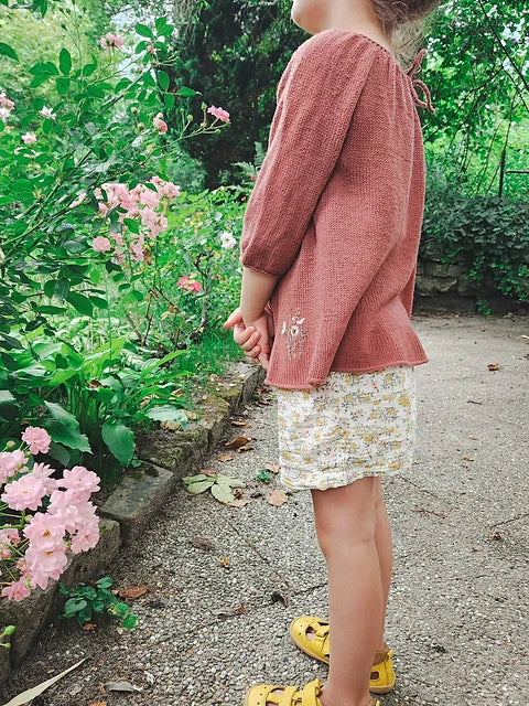 Flowy Kids Blouse Knitting Pattern