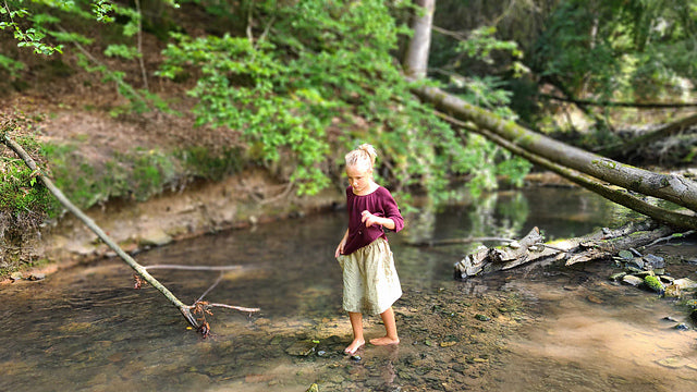 Flowy Kids Blouse Knitting Pattern