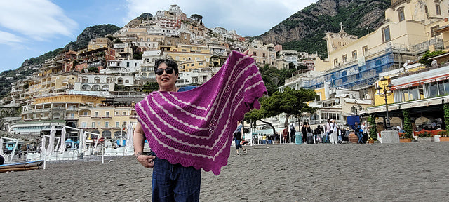Colorwork Lace Shawl Knitting Pattern