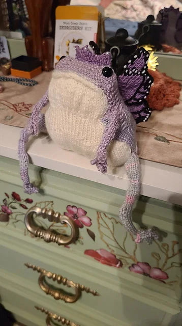 Toad Plush Knitting Pattern