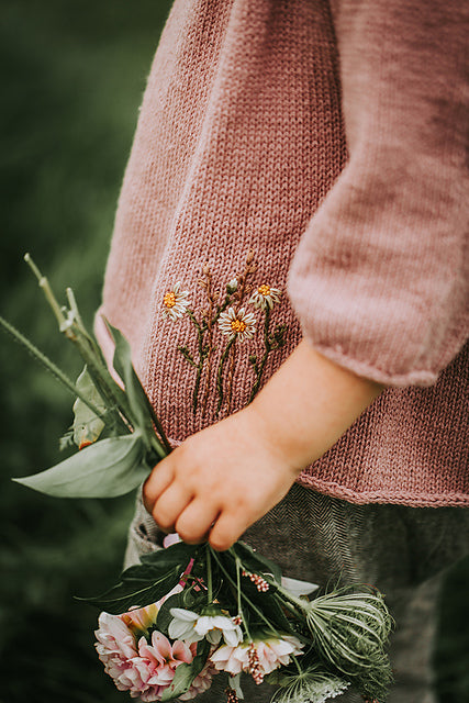 Flowy Kids Blouse Knitting Pattern