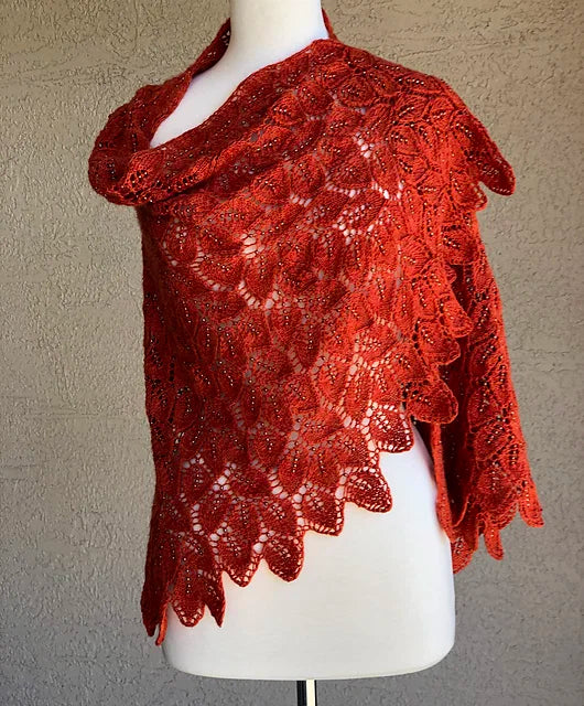 Forest Lace Shawl Knitting Pattern
