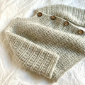 Foldover Baby Cardigan Knitting Pattern