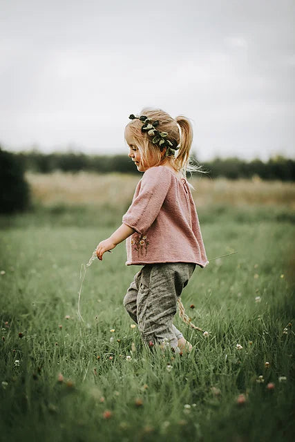 Flowy Kids Blouse Knitting Pattern