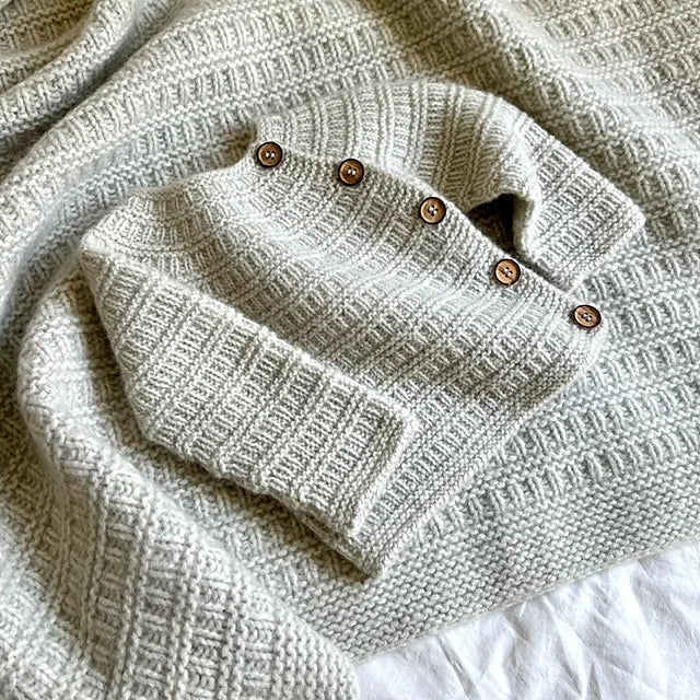 Foldover Baby Cardigan Knitting Pattern