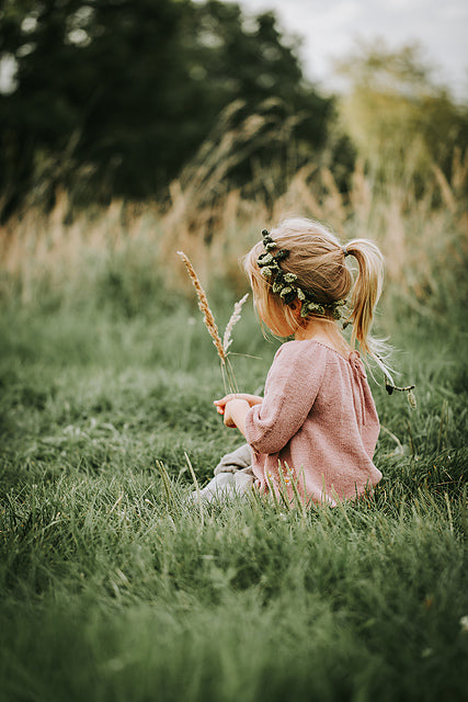 Flowy Kids Blouse Knitting Pattern