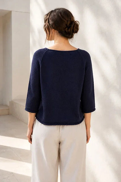 Top Down Sweater Knitting Pattern
