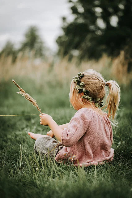 Flowy Kids Blouse Knitting Pattern