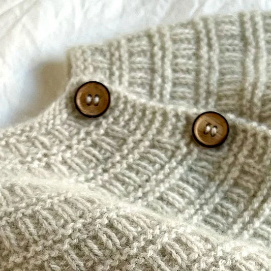 Foldover Baby Cardigan Knitting Pattern