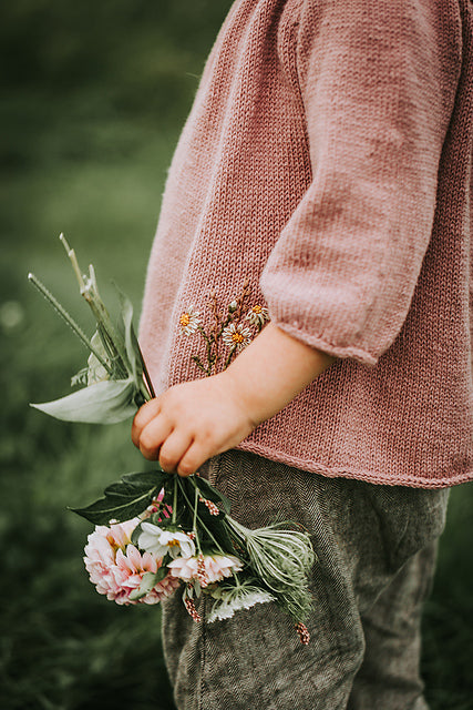 Flowy Kids Blouse Knitting Pattern