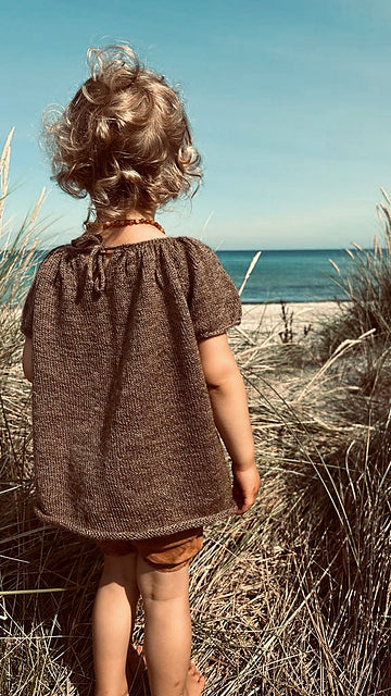 Flowy Kids Blouse Knitting Pattern