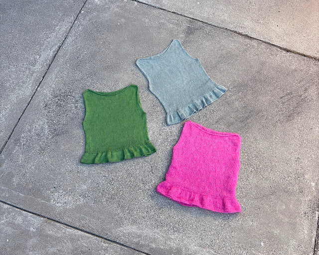 Peplum Top Knitting Pattern