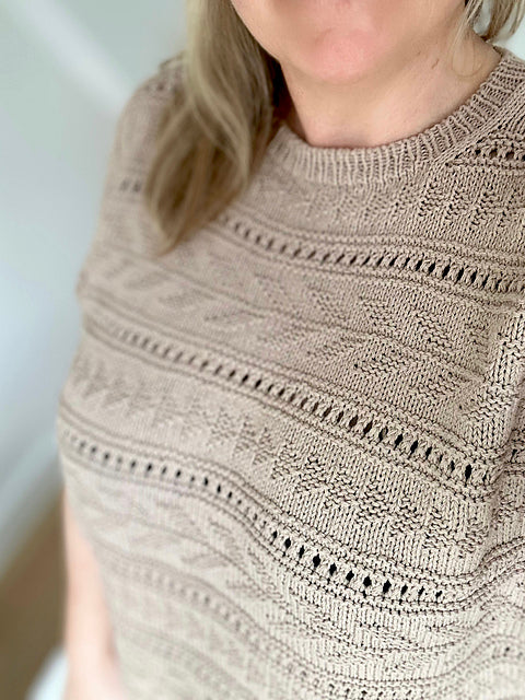 Breezy Boxy Tee Knitting Pattern