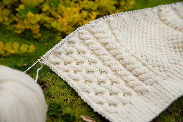Cable Vest Knitting Pattern