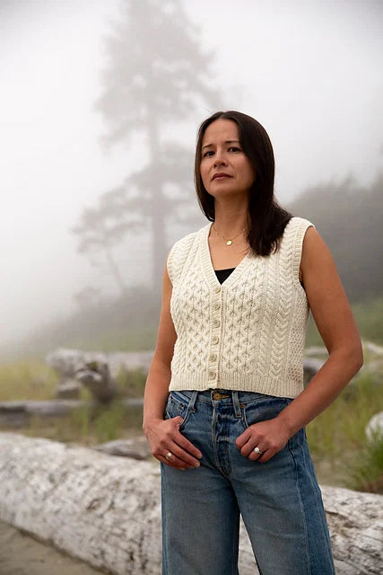 Cable Vest Knitting Pattern