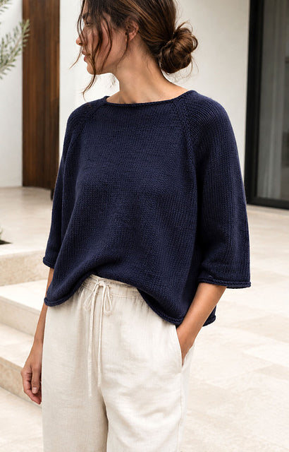 Top Down Sweater Knitting Pattern