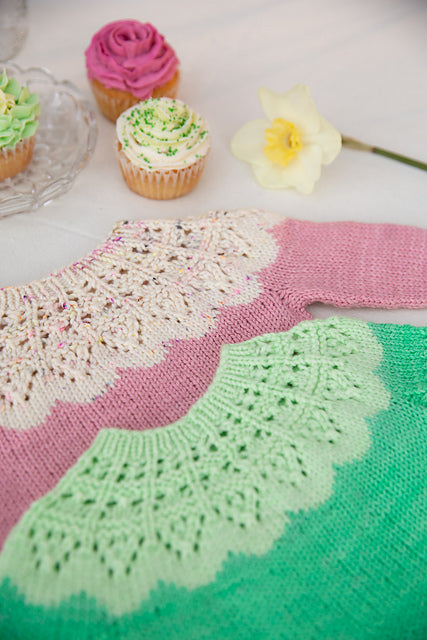 Two Tone Sweater Knitting Pattern