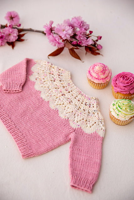 Two Tone Sweater Knitting Pattern