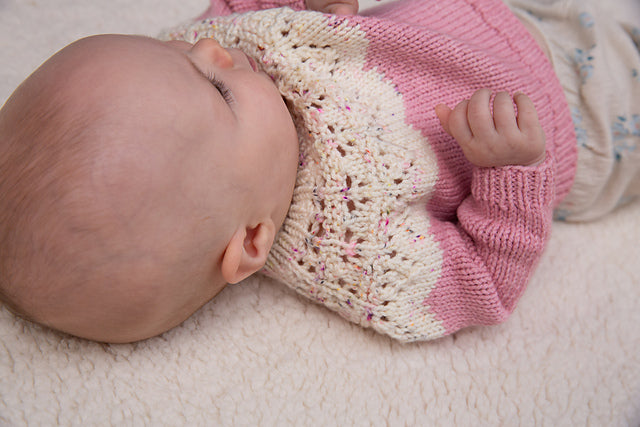 Two Tone Sweater Knitting Pattern
