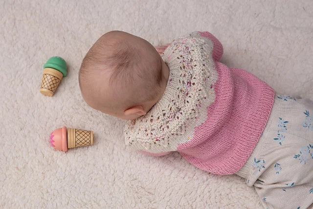 Two Tone Sweater Knitting Pattern