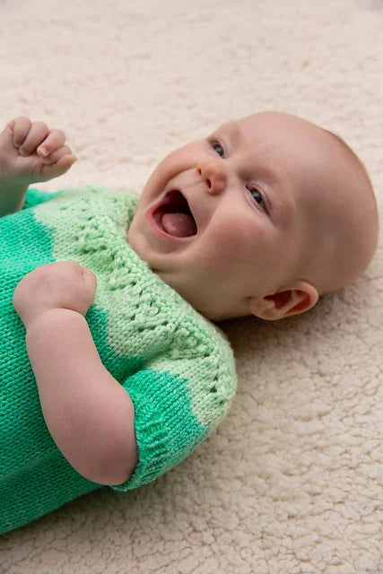 Two Tone Sweater Knitting Pattern