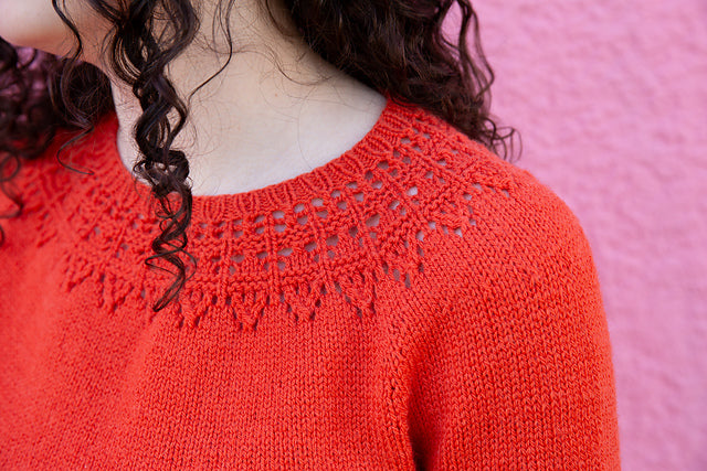 Two Tone Sweater Knitting Pattern