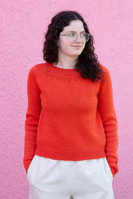 Two Tone Sweater Knitting Pattern