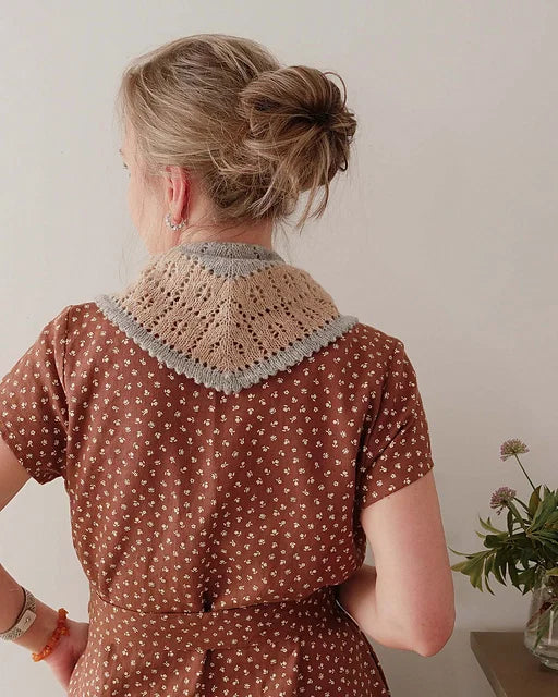 Flower Eyelet Shawl Knitting Pattern