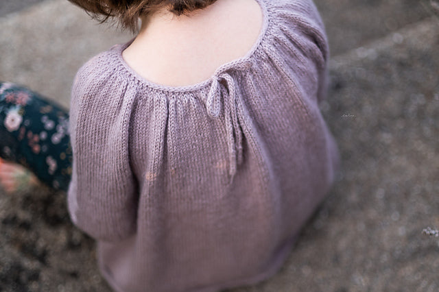Flowy Kids Blouse Knitting Pattern