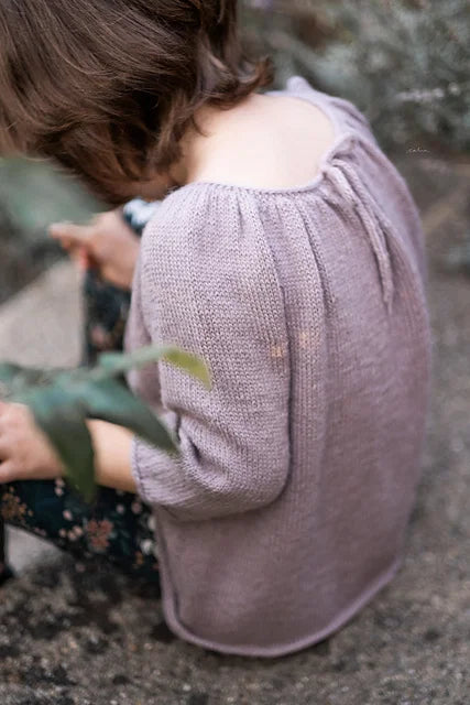 Flowy Kids Blouse Knitting Pattern