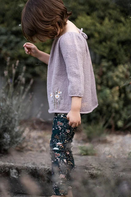 Flowy Kids Blouse Knitting Pattern