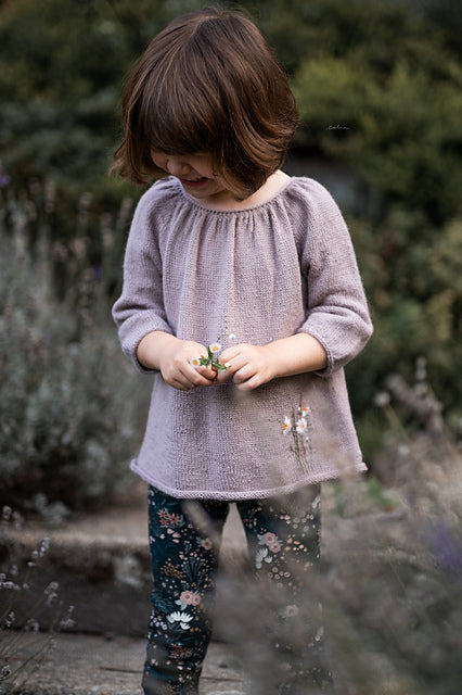 Flowy Kids Blouse Knitting Pattern