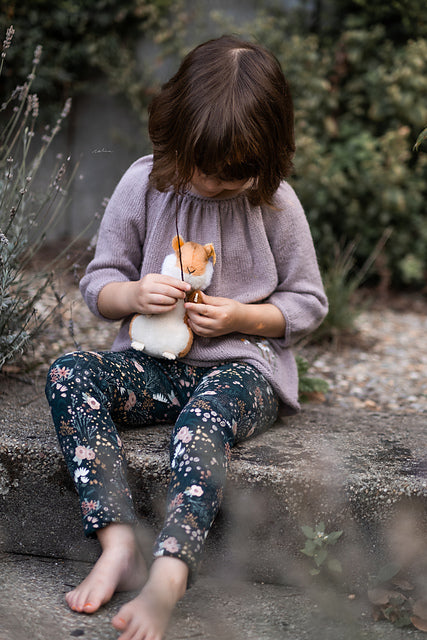 Flowy Kids Blouse Knitting Pattern