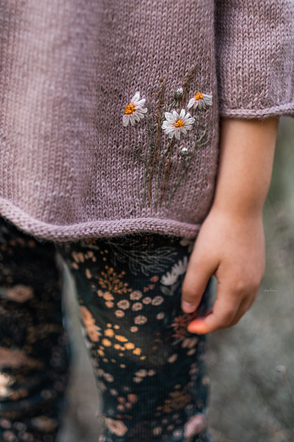Flowy Kids Blouse Knitting Pattern