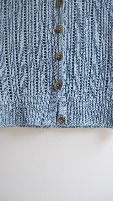 Eyelet Tank Top Knitting Pattern