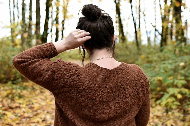 Raindrop Yoke Sweater Knitting Pattern
