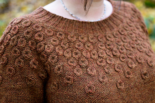 Raindrop Yoke Sweater Knitting Pattern