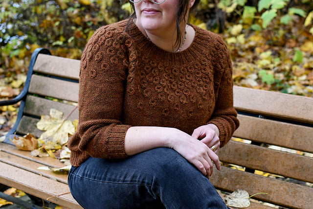 Raindrop Yoke Sweater Knitting Pattern
