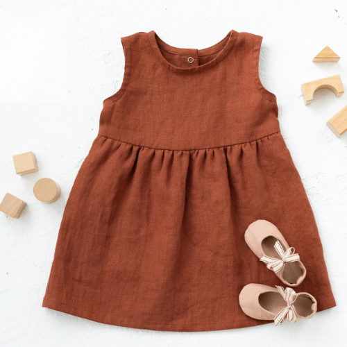 Jewel Neck Dress Sewing Pattern