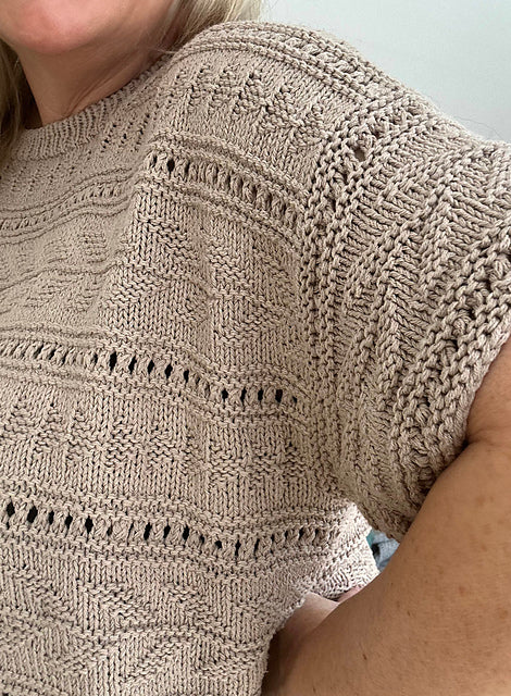 Breezy Boxy Tee Knitting Pattern